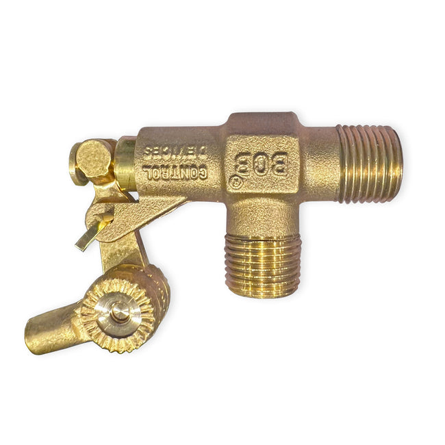 R400 - 1/2" T-32 FNPT Inlet, MNPT Outlet, Bronze Float Valve