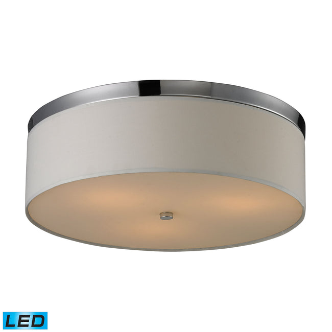 ELK Lighting 11445/3-LED - Flushmounts 17" Wide 3-Light Flush Mount in Polished Chrome with Diffuser