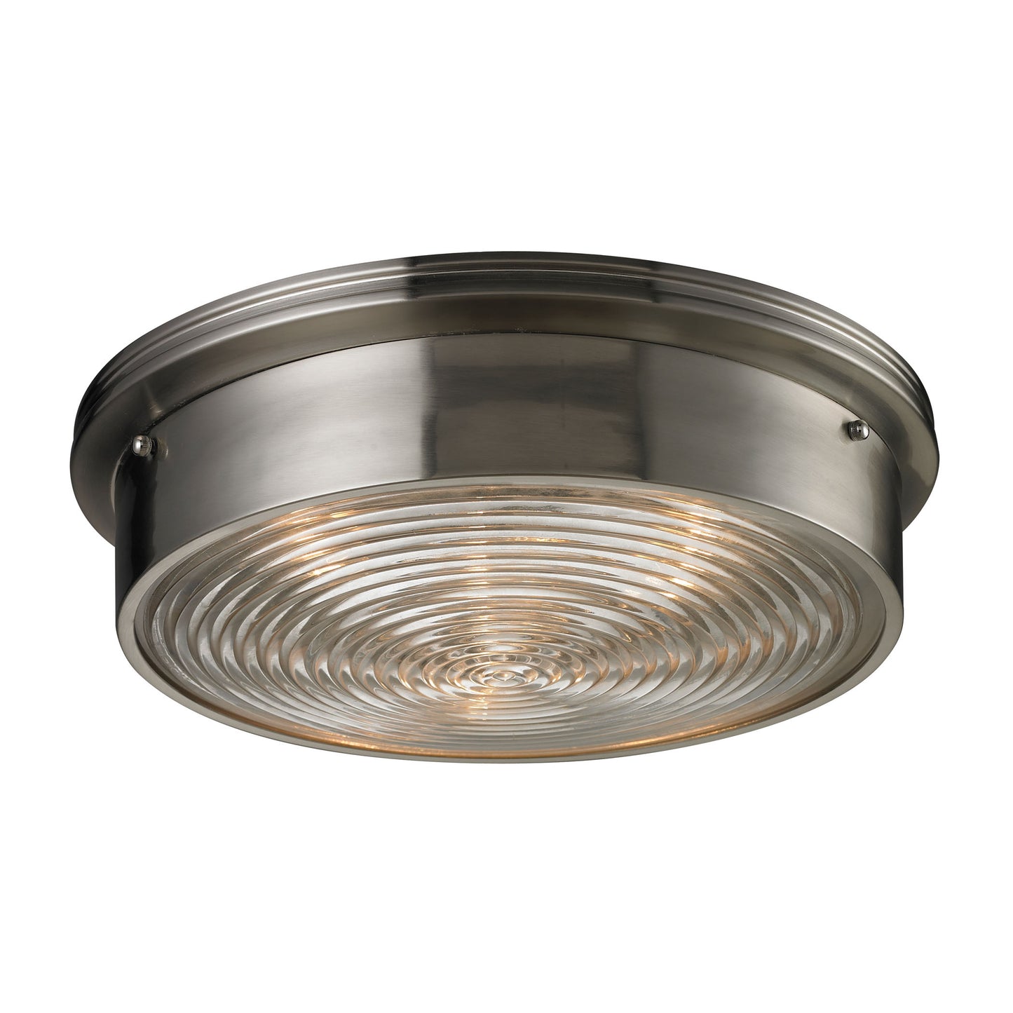 ELK Lighting 11463/3 - Chadwick 15" Wide 3-Light Flush Mount in Brushed Nickel with Diffuser