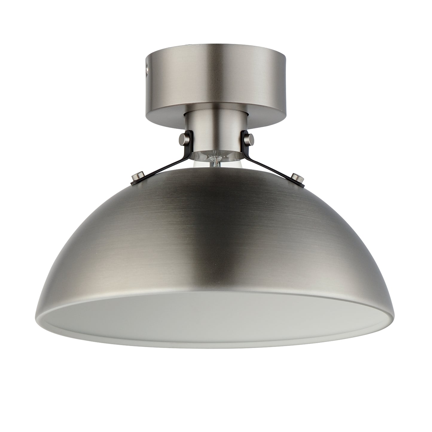 12040SN - Dawn 12" Flush Mount Ceiling Light - Satin Nickel