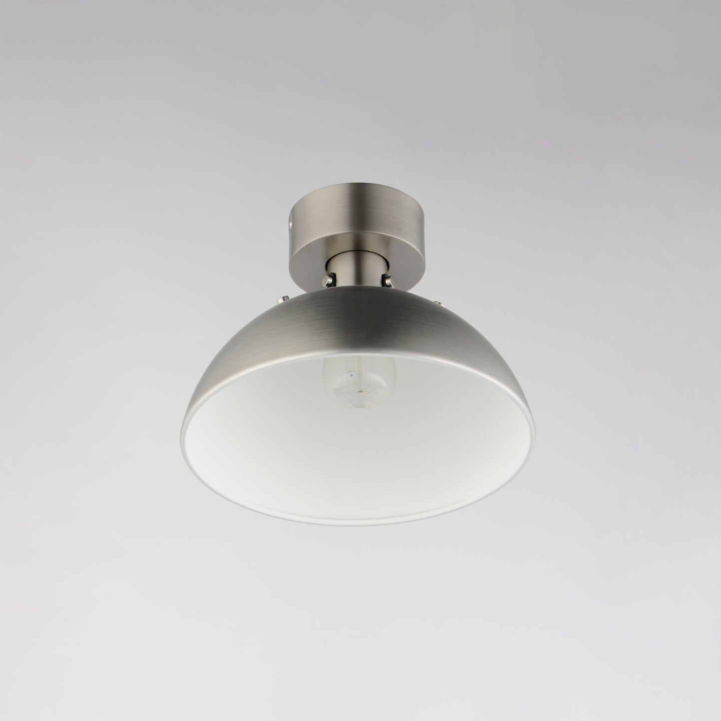 12040SN - Dawn 12" Flush Mount Ceiling Light - Satin Nickel