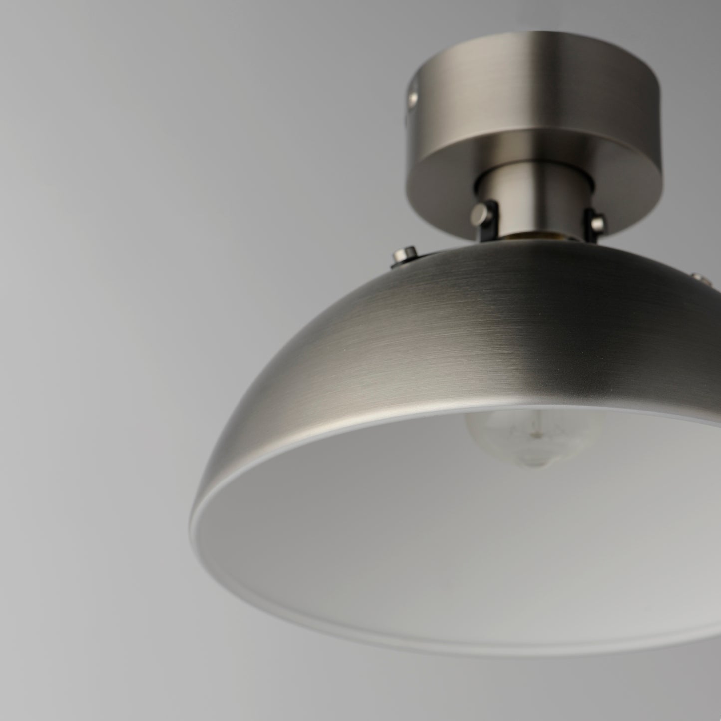 12040SN - Dawn 12" Flush Mount Ceiling Light - Satin Nickel