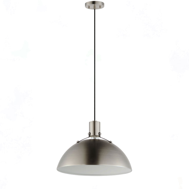 12042SN - 1 Light Dawn 12" Pendant - Satin Nickel