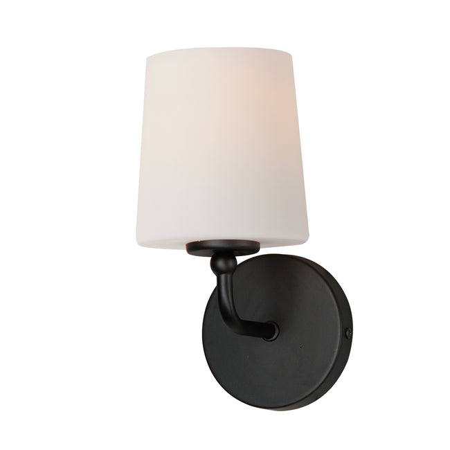 12091SWBK - 1 Light Bristol 5" Wall Sconce - Black