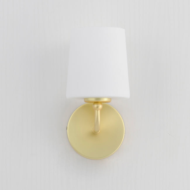 12091SWSBR - 1 Light Bristol 5" Wall Sconce - Satin Brass