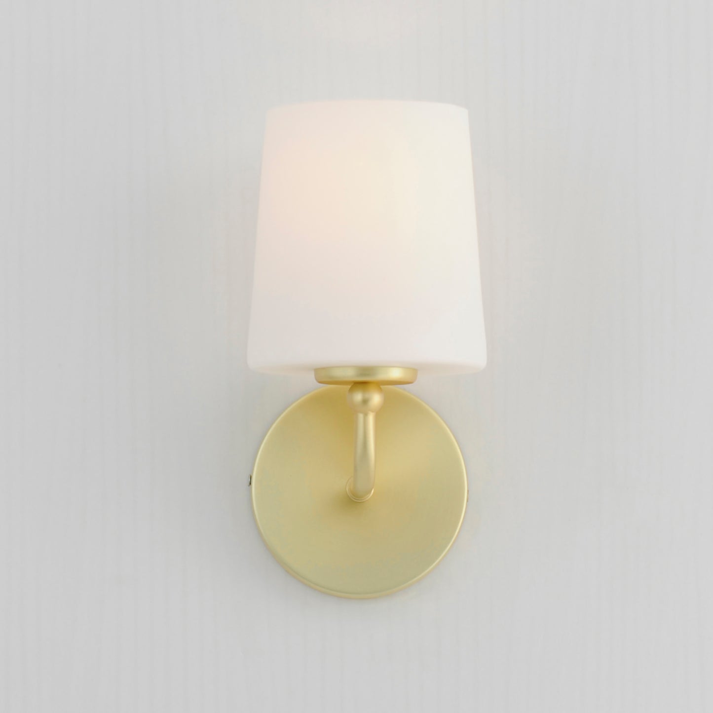 12091SWSBR - 1 Light Bristol 5" Wall Sconce - Satin Brass