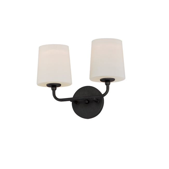 12092SWAR - 2 Light Bristol 13" Wall Sconce - Anthracite