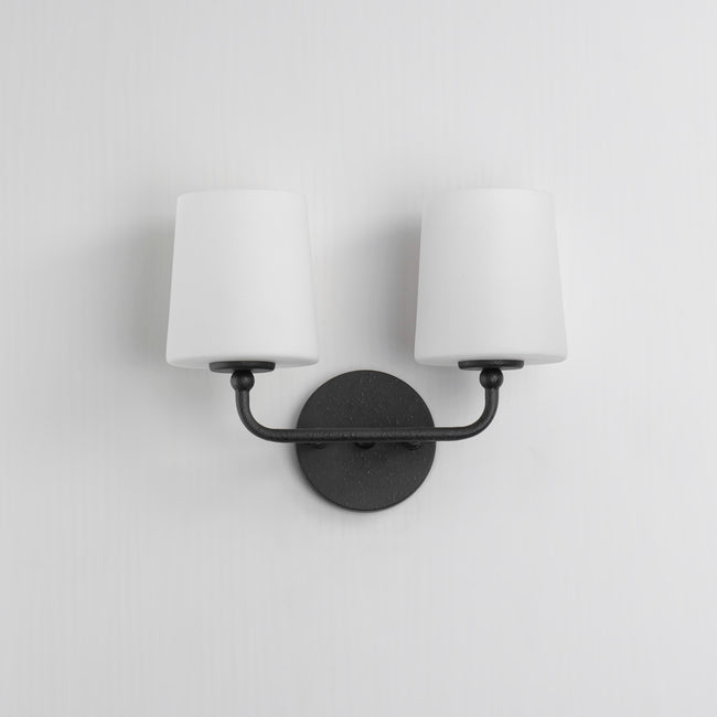 12092SWAR - 2 Light Bristol 13" Wall Sconce - Anthracite
