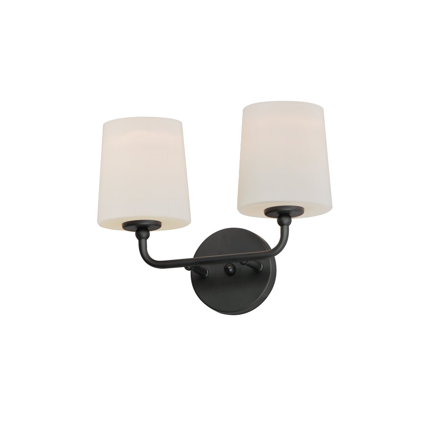 12092SWBK - 2 Light Bristol 13" Wall Sconce - Black