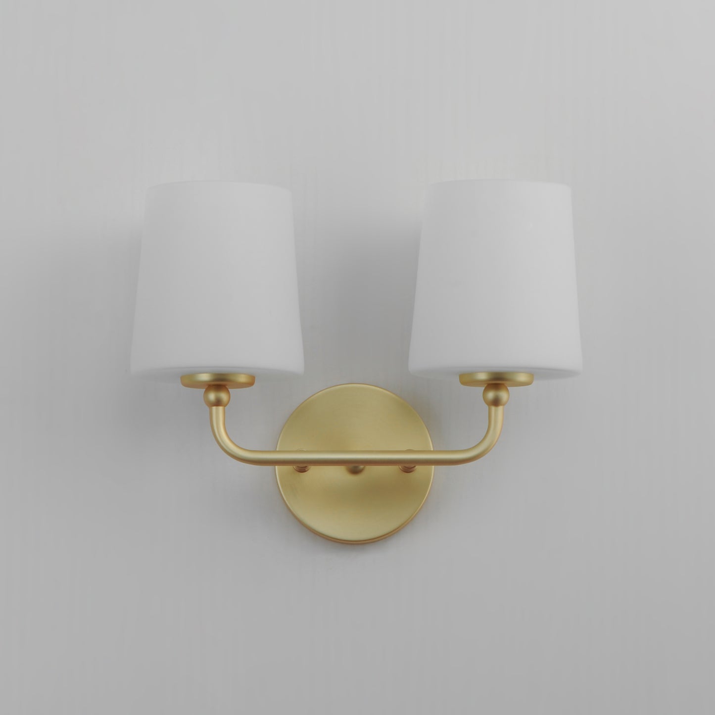 12092SWSBR - 2 Light Bristol 13" Wall Sconce - Satin Brass
