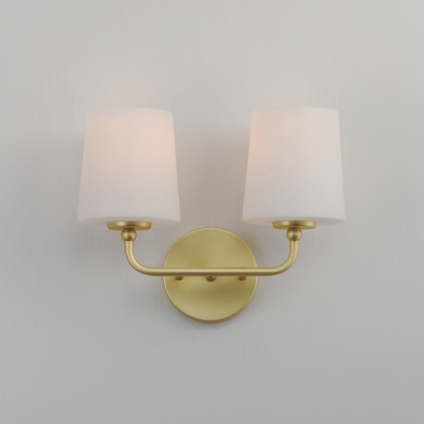 12092SWSBR - 2 Light Bristol 13" Wall Sconce - Satin Brass