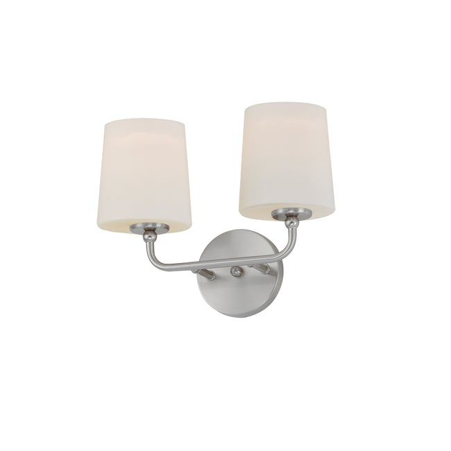 12092SWSN - 2 Light Bristol 13" Wall Sconce - Satin Nickel