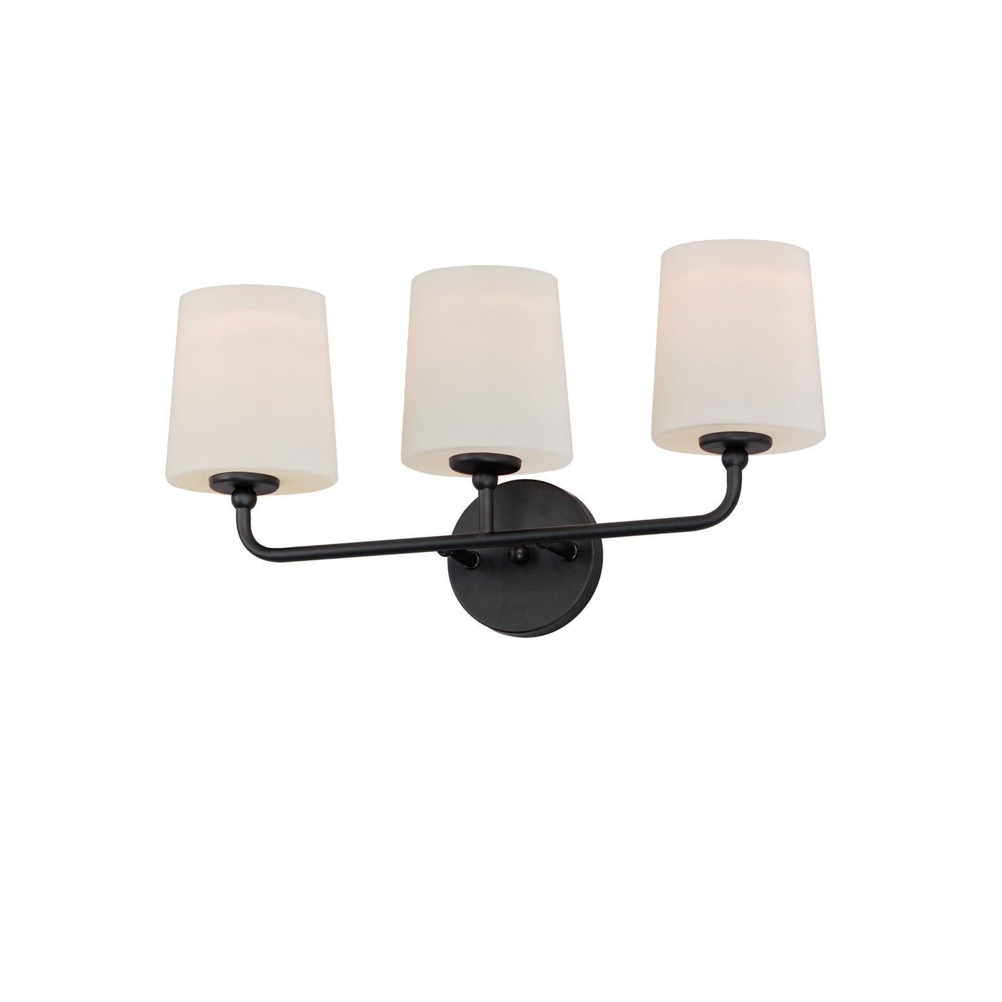 12093SWBK - 3 Light Bristol 21" Vanity Light - Black