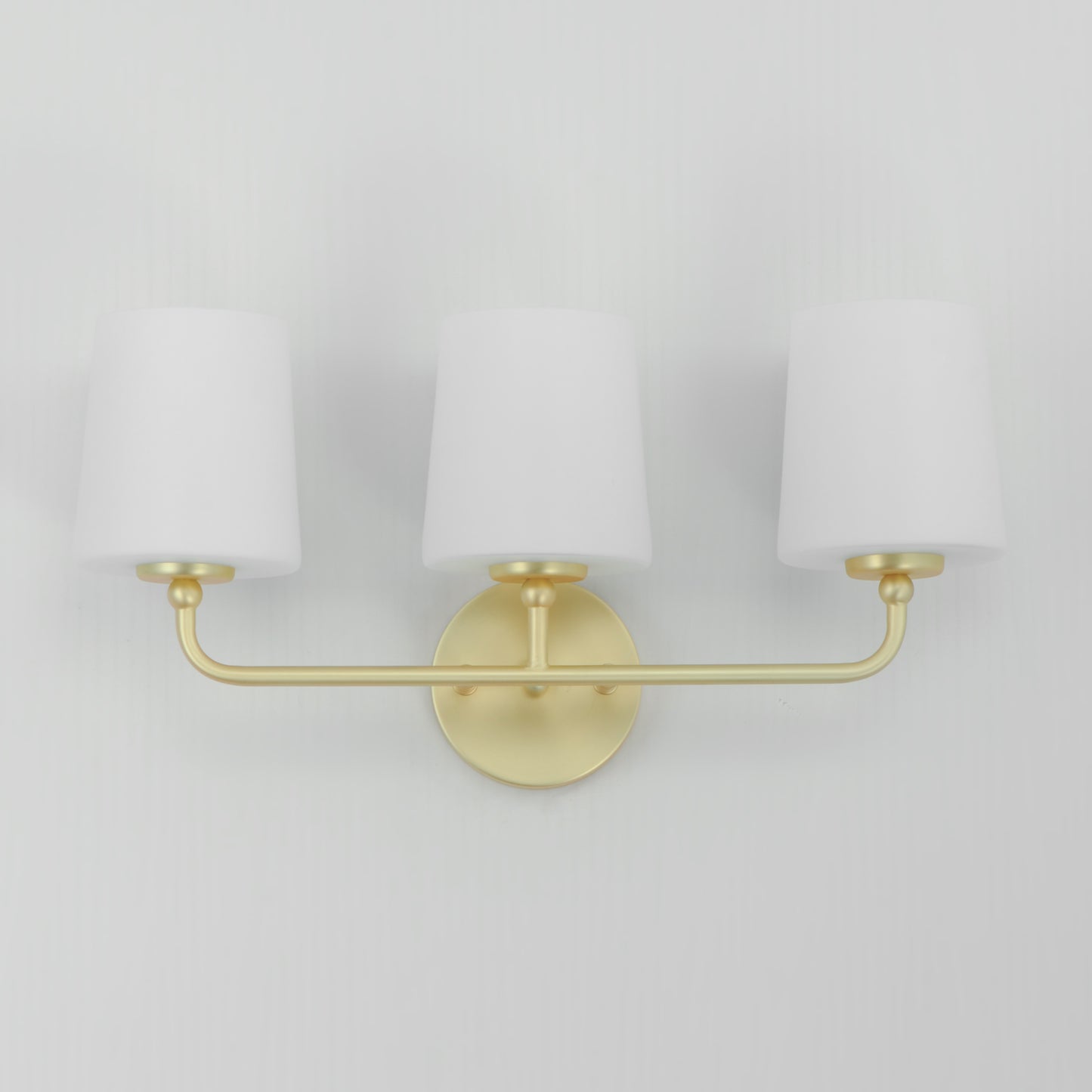 12093SWSBR - 3 Light Bristol 21" Vanity Light - Satin Brass