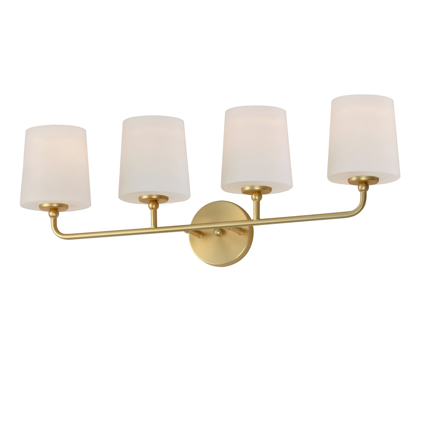 12094SWSBR - 4 Light Bristol 29" Vanity Light - Satin Brass