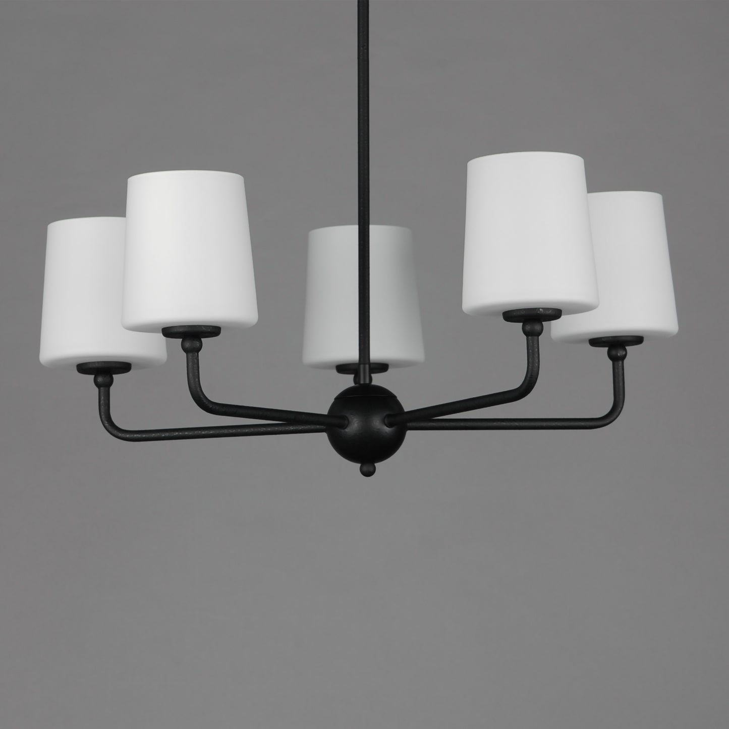 12095SWAR - 5 Light Bristol 27" Chandelier - Anthracite