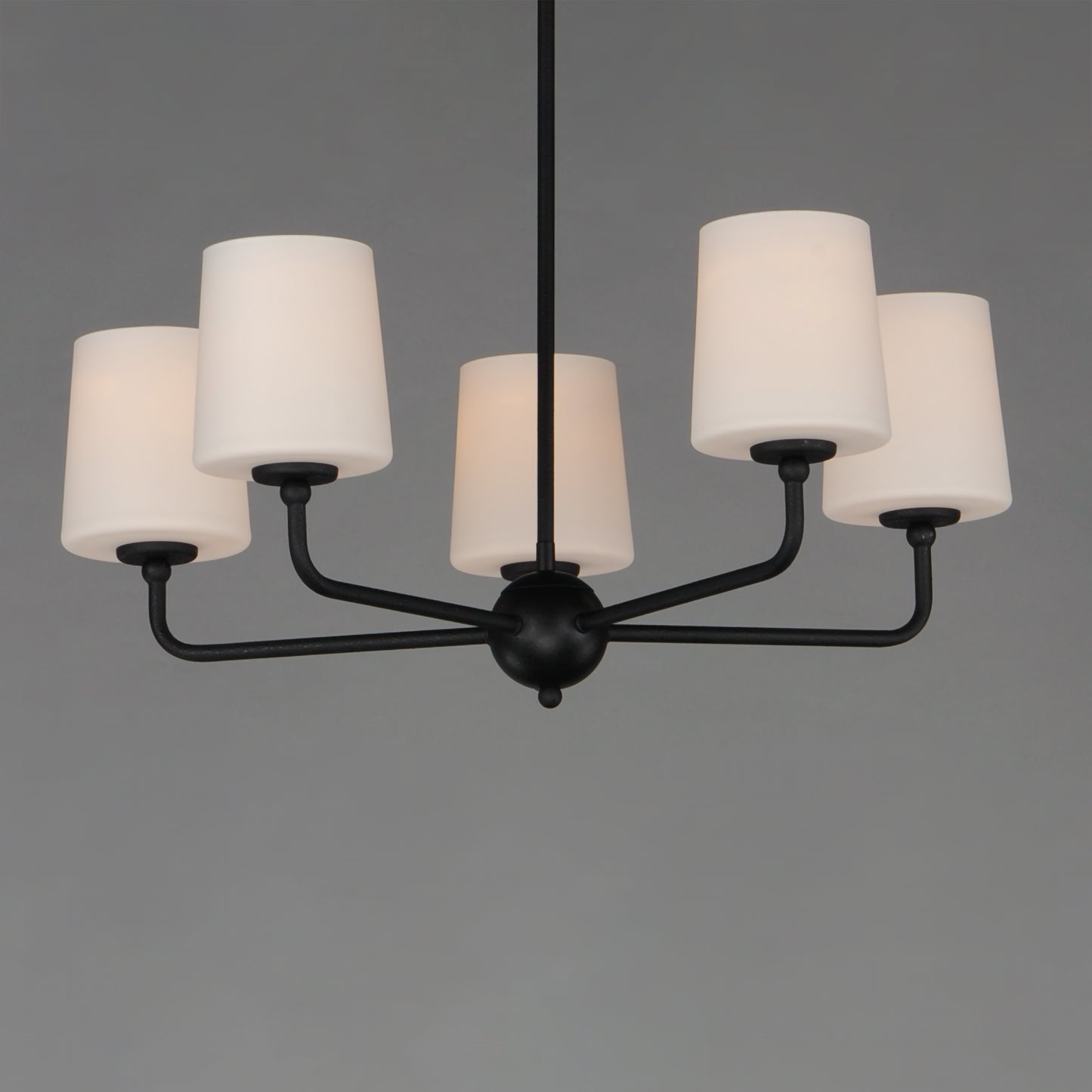 12095SWAR - 5 Light Bristol 27" Chandelier - Anthracite