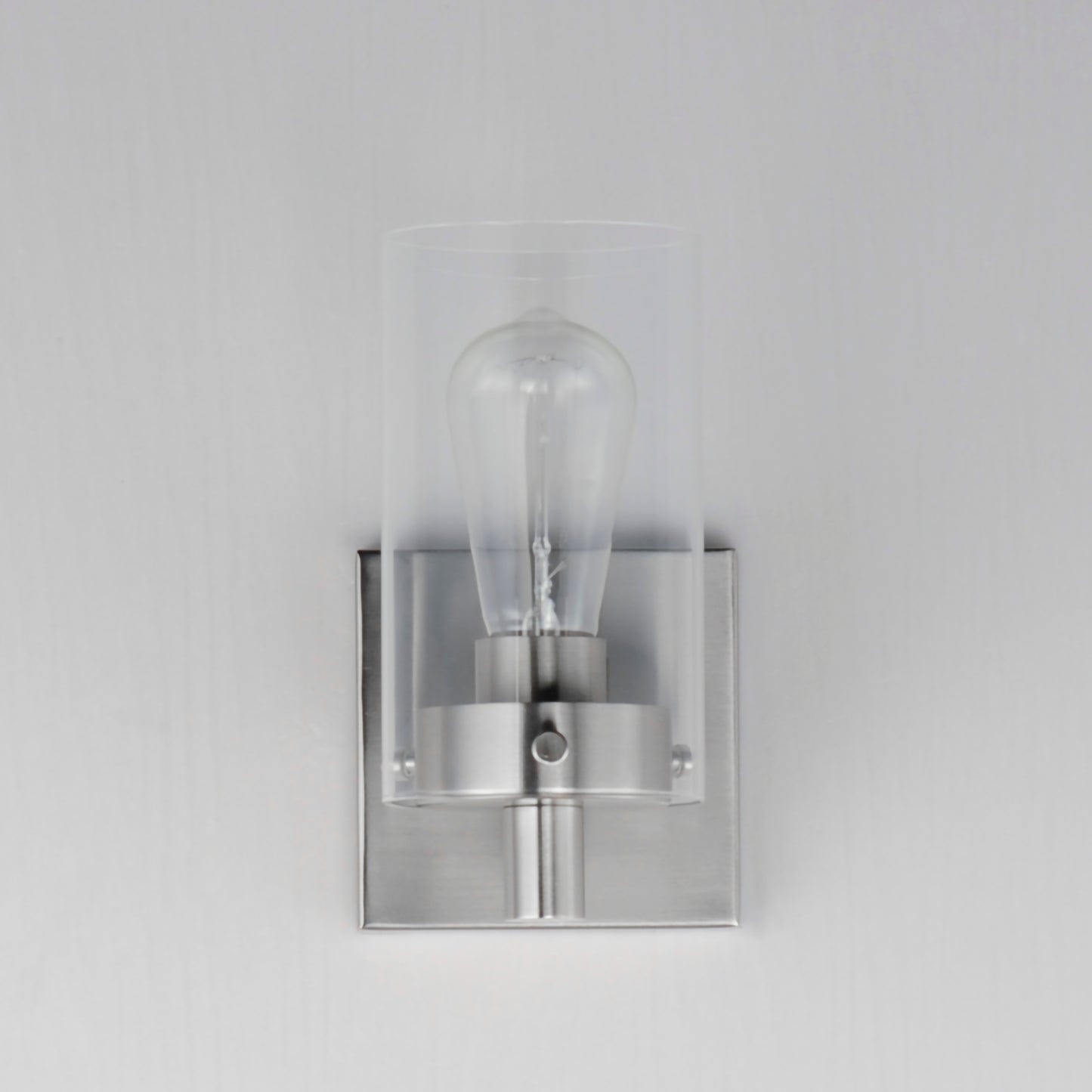 12401CLSN - 1 Light Pinn 4.75" Wall Sconce - Satin Nickel