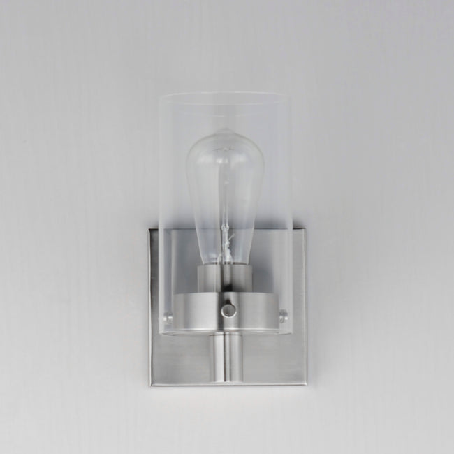 12401CLSN - 1 Light Pinn 4.75" Wall Sconce - Satin Nickel