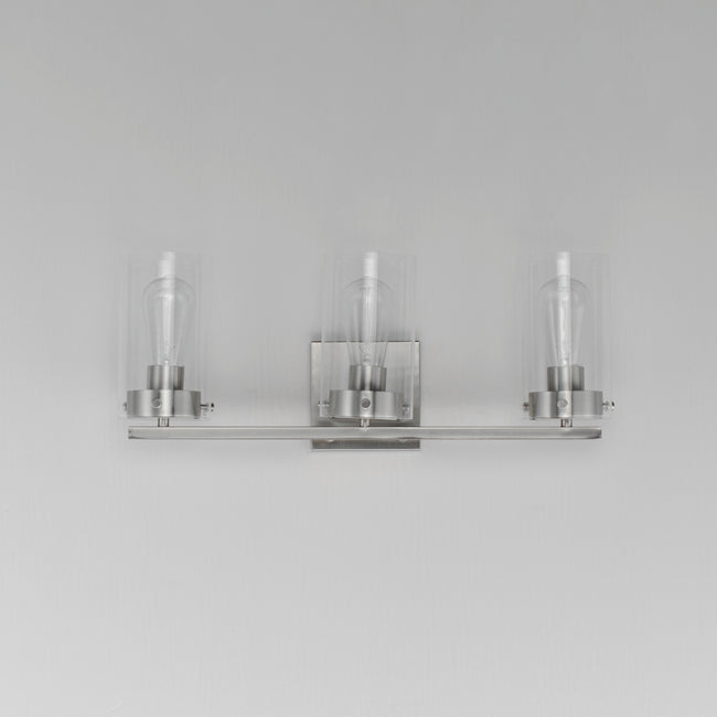 12403CLSN - 3 Light Pinn 21" Vanity Light - Satin Nickel