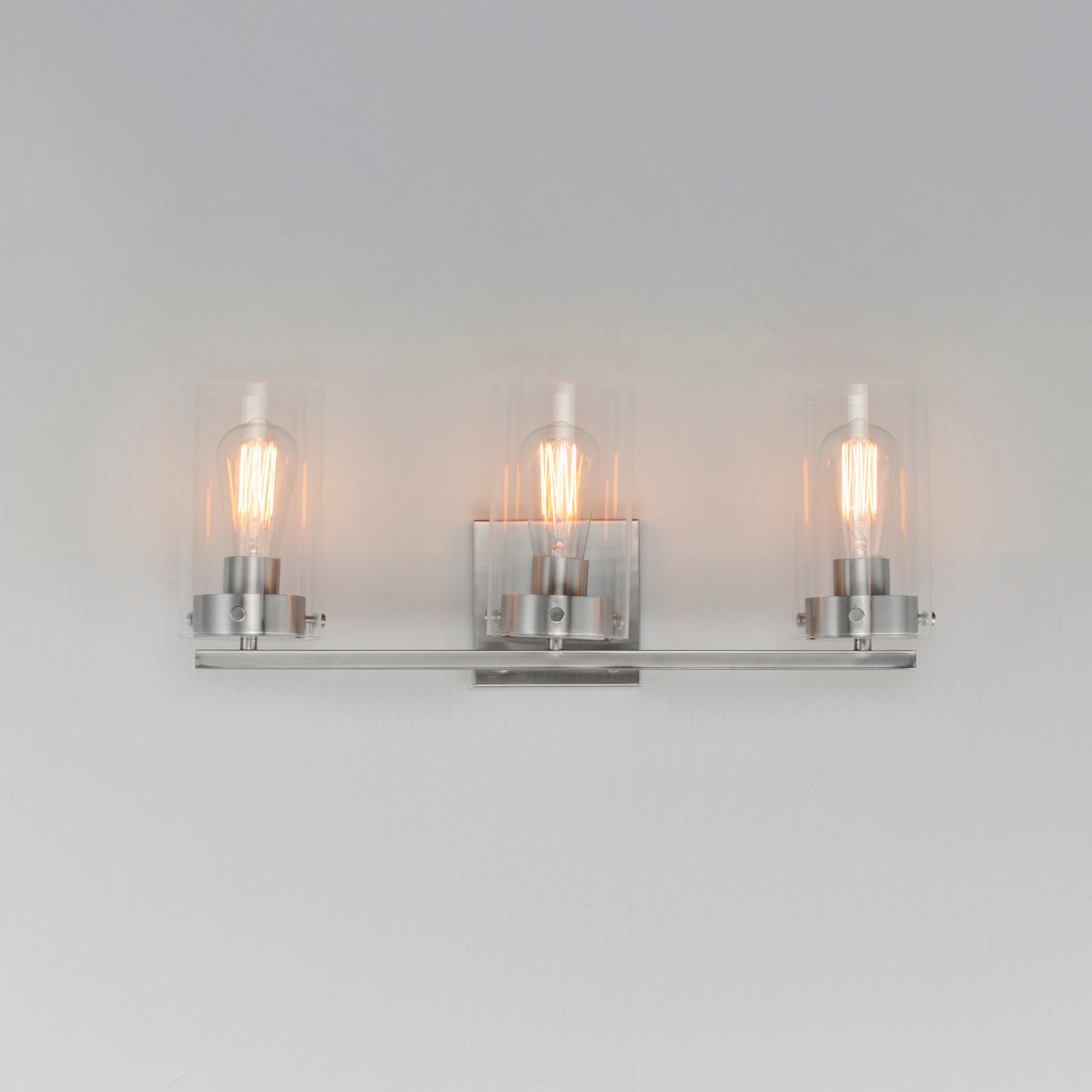 12403CLSN - 3 Light Pinn 21" Vanity Light - Satin Nickel