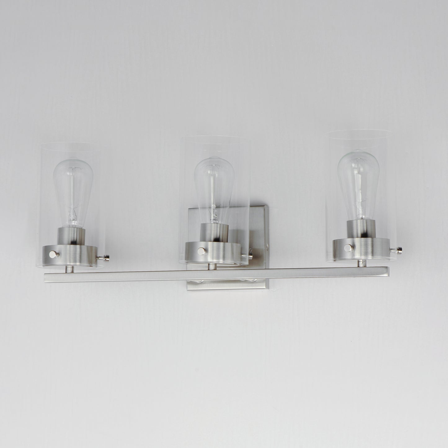 12403CLSN - 3 Light Pinn 21" Vanity Light - Satin Nickel