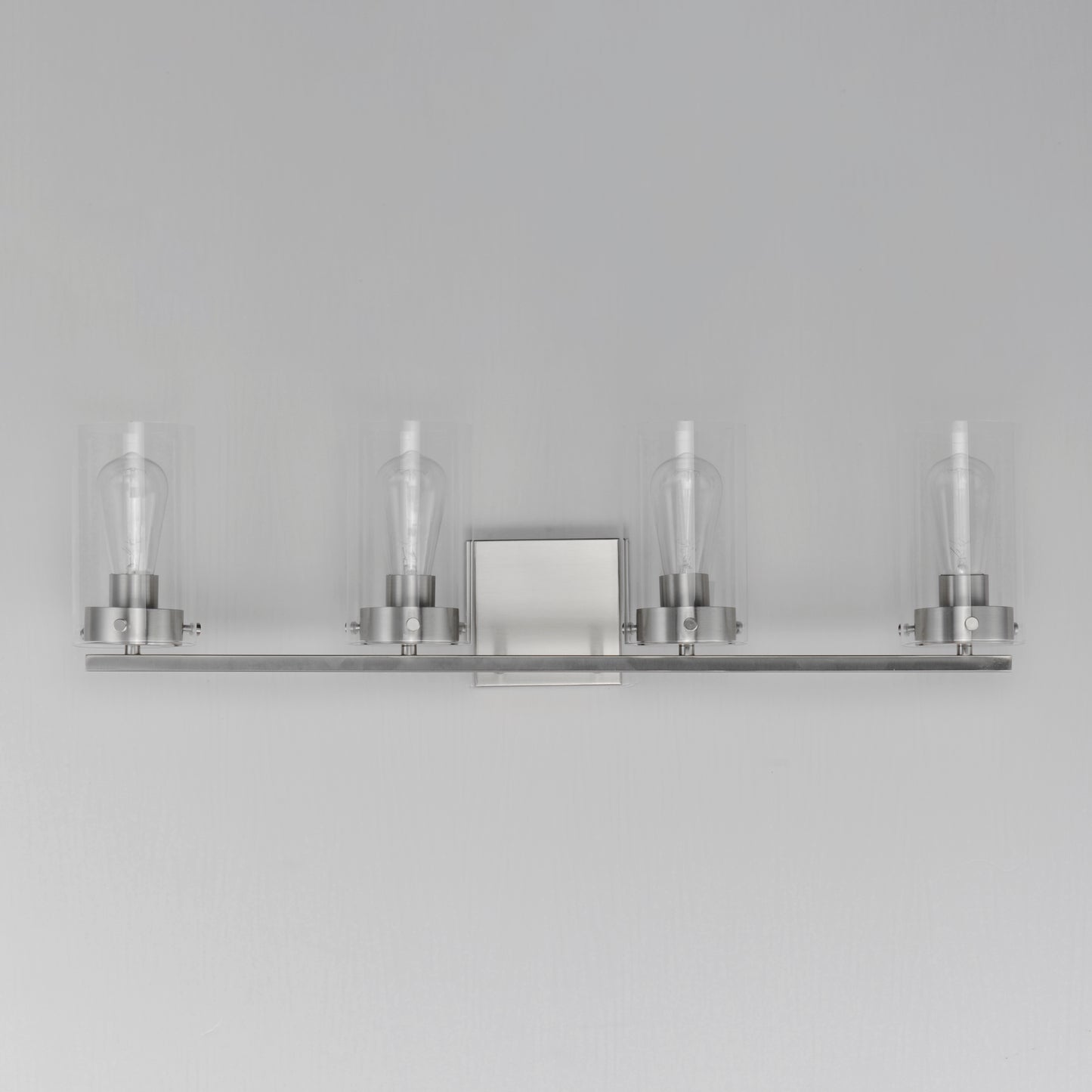 12404CLSN - 4 Light Pinn 30" Vanity Light - Satin Nickel