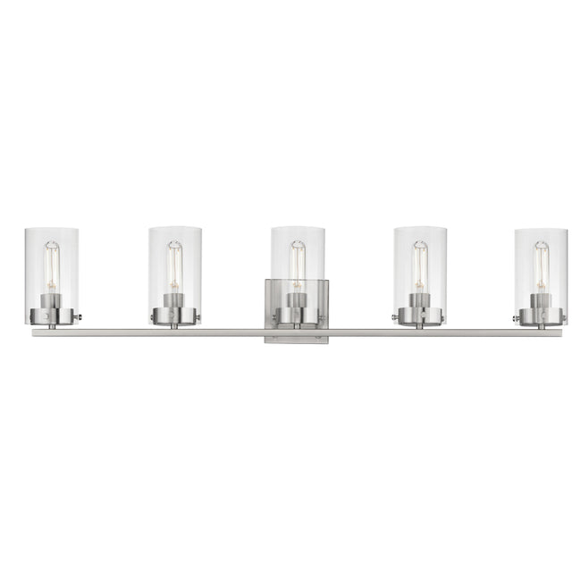 12405CLSN - 5 Light Pinn 39" Vanity Light - Satin Nickel