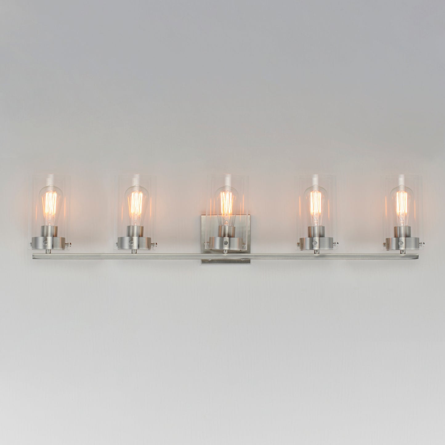 12405CLSN - 5 Light Pinn 39" Vanity Light - Satin Nickel