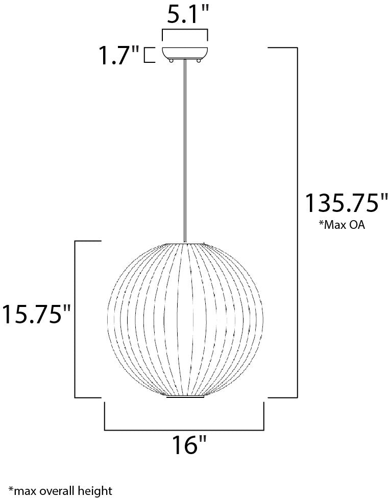 12405CLSN - 5 Light Pinn 39" Vanity Light - Satin Nickel