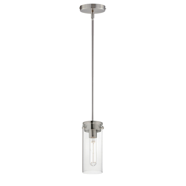 12406CLSN - 1 Light Pinn 5" Pendant - Satin Nickel