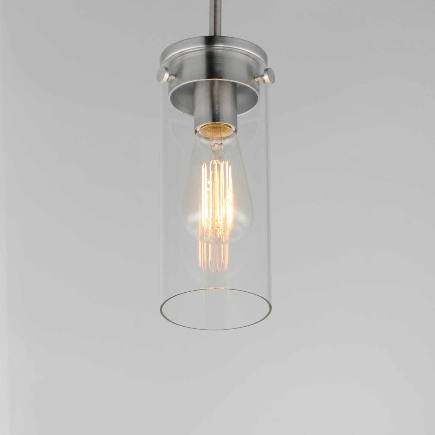 12406CLSN - 1 Light Pinn 5" Pendant - Satin Nickel