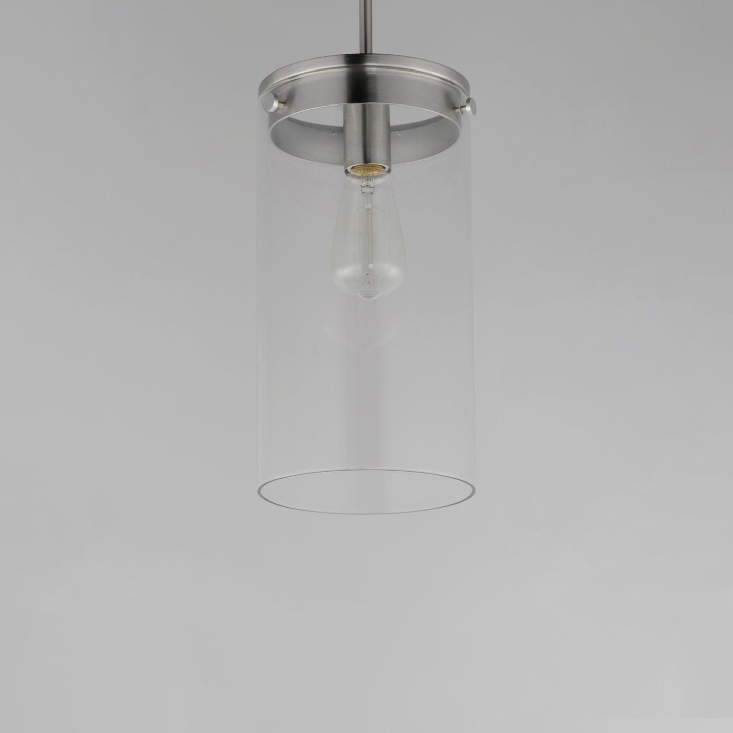 12408CLSN - 1 Light Pinn 8" Pendant - Satin Nickel