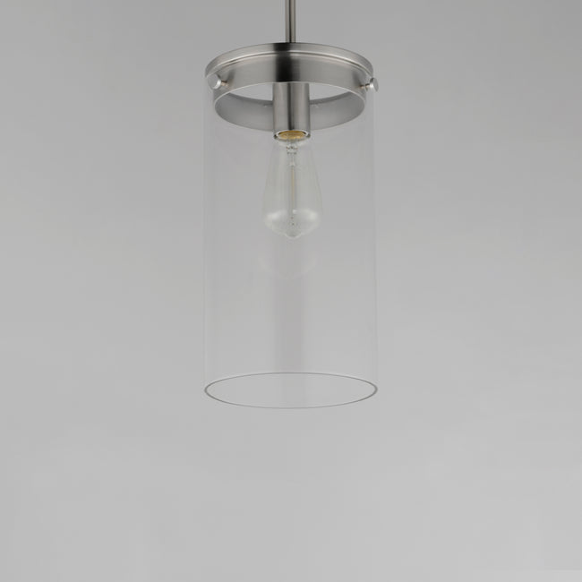 12408CLSN - 1 Light Pinn 8" Pendant - Satin Nickel