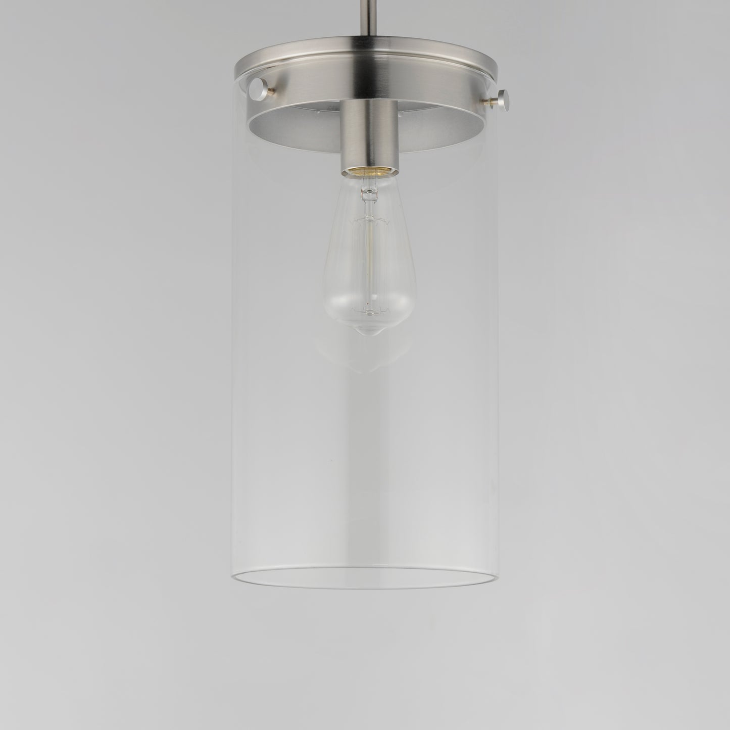 12408CLSN - 1 Light Pinn 8" Pendant - Satin Nickel