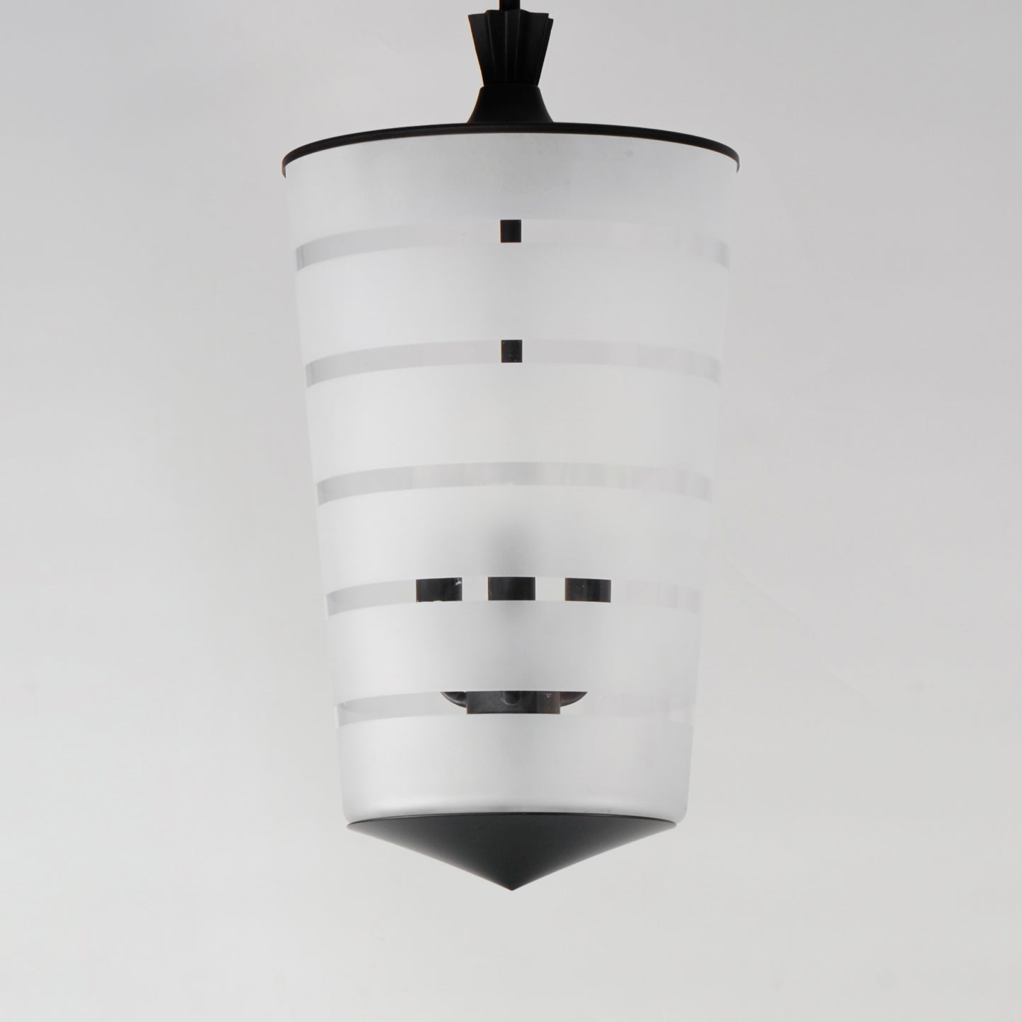 12443CLFTBK - 3 Light Copacabana 9.5" Pendant - Black