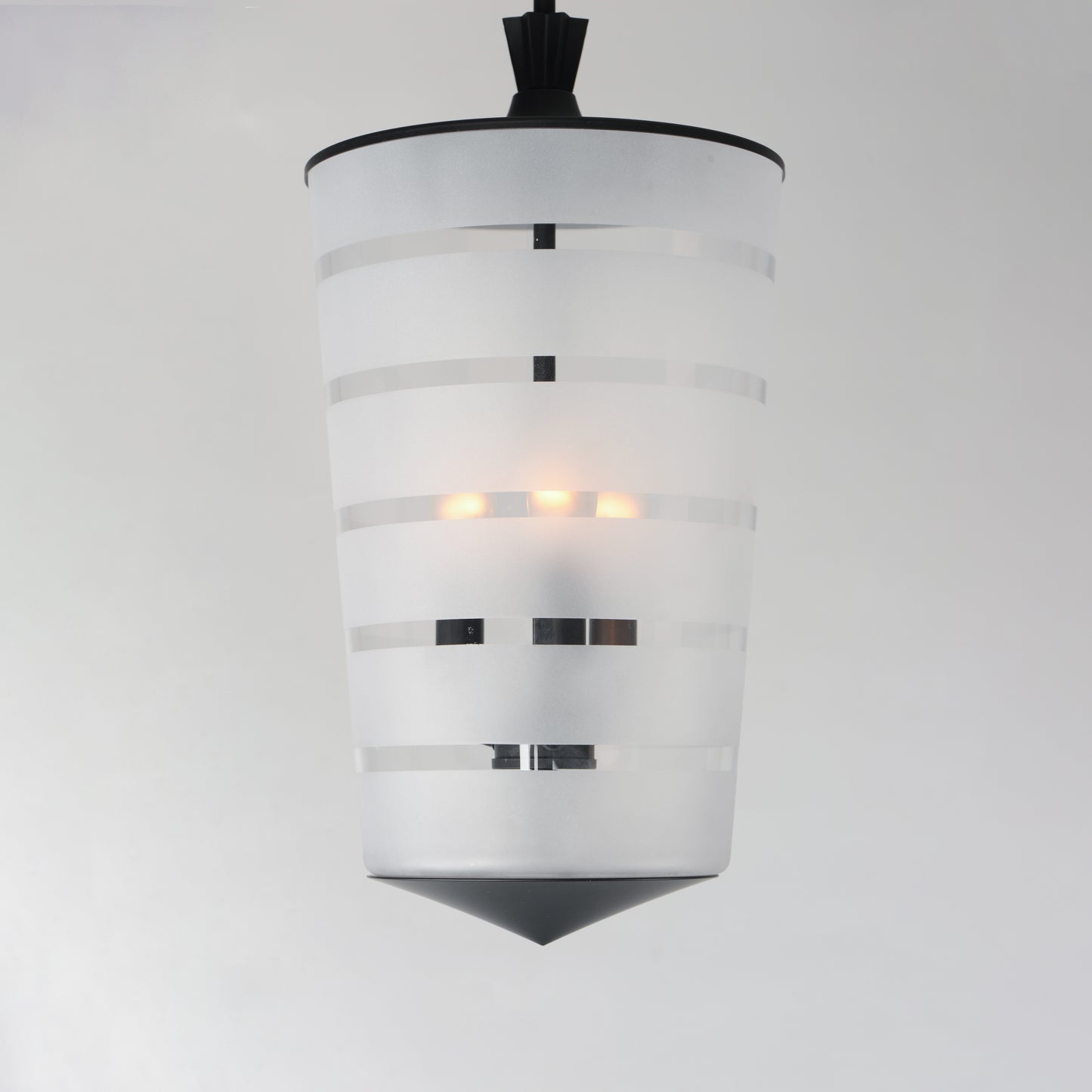 12443CLFTBK - 3 Light Copacabana 9.5" Pendant - Black