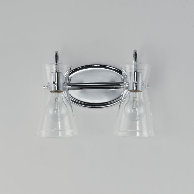 12482CLPC - 2 Light Ava 14" Vanity Light - Polished Chrome