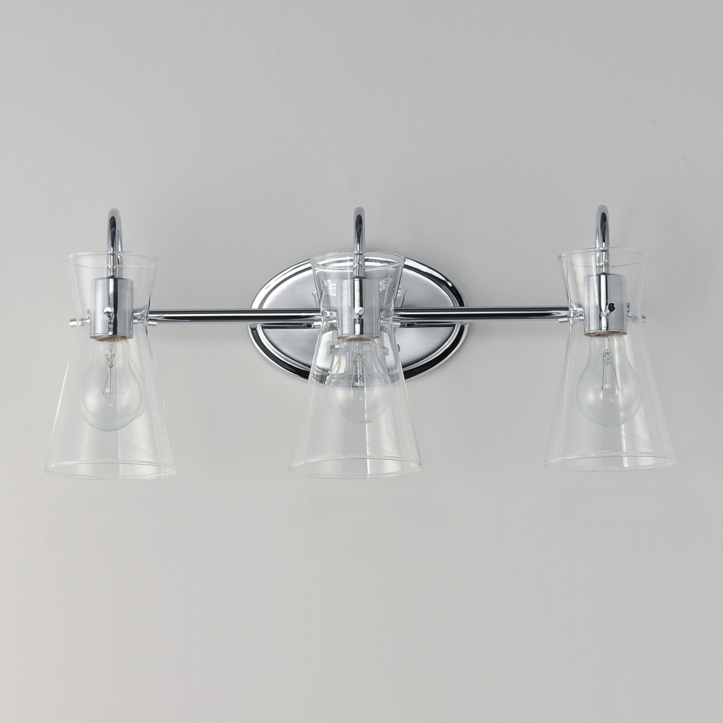 12483CLPC - 3 Light Ava 22" Vanity Light - Polished Chrome