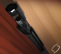 Commercial Doorsaver II Black Finish