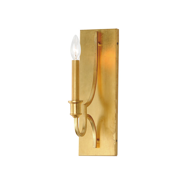 12781GL - 1 Light Normandy 4.75" Wall Sconce - Gold Leaf