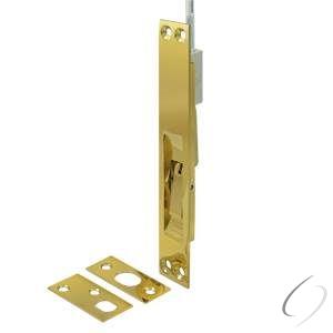 12EFBCR003 12" Extension Flush Bolt; Solid Brass; Lifetime Brass Finish