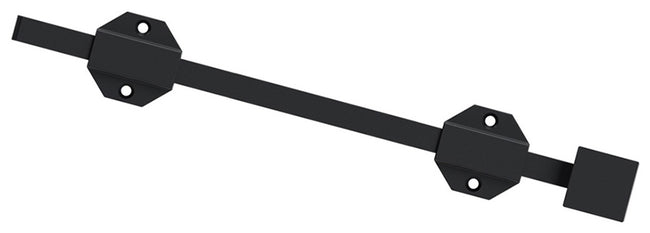 12SBM19 12" Modern Heavy Duty Surface Bolt; Black Finish