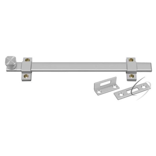 12SSB32D 12" Heavy Duty Security Bolt; Satin Stainless Steel Finish
