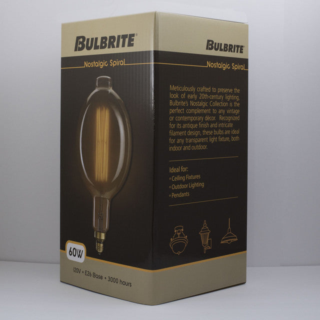 137201 - Nostalgic Sprial BT56 Light Bulb - 60 Watt