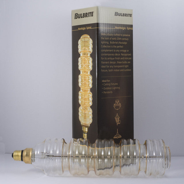 137501 - Nostalgic Water Bottle Shaped Light Bulb - 60 Watt