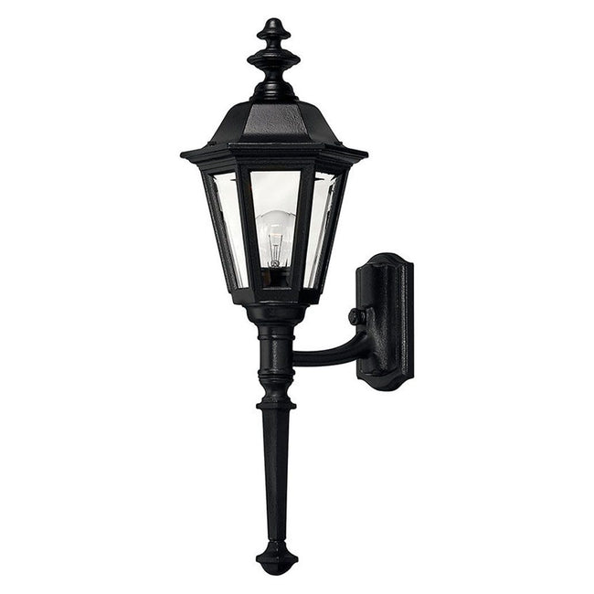 Hinkley 1410BK - Manor House 25" Medium Wall Mount Lantern with Tail in Black