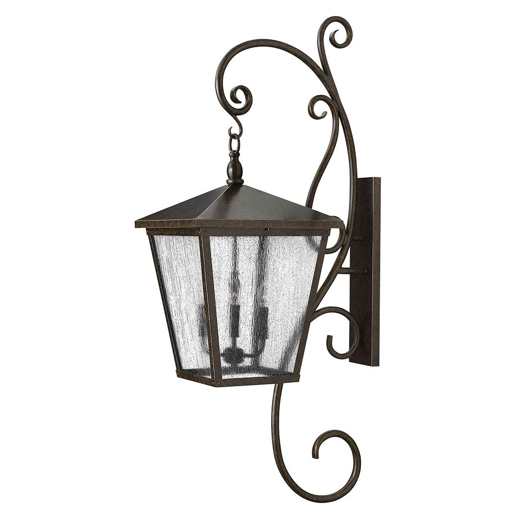 Hinkley 1439 - Trellis 52" Extra Large Wall Mount Lantern with Scroll