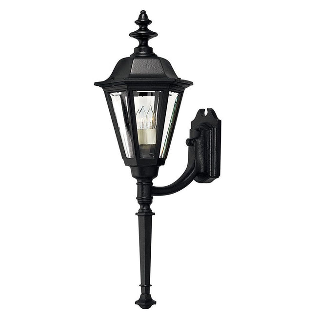 Hinkley 1440BK - Manor House 31" Large Wall Mount Lantern with Tail in Black