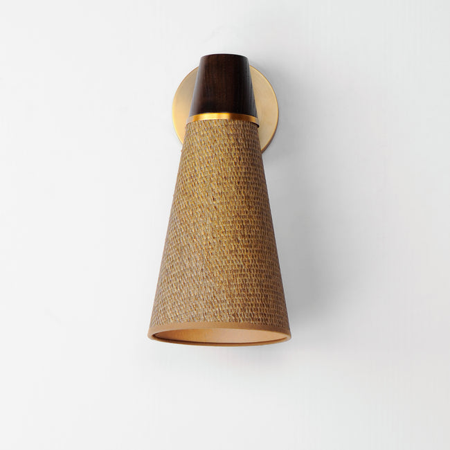 14480GCNAB - 1 Light Sumatra 6.5" Wall Sconce - Natural Aged Brass